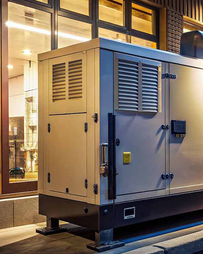 Generator backup facility at new flats in Nungambakkam